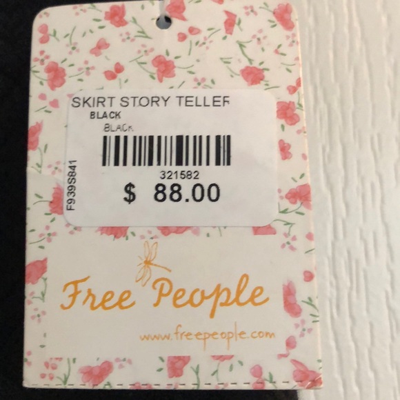 Free people black skirt - Picture 4 of 6